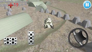 Tank Driving & Parking Sim 3D imagem de tela 2