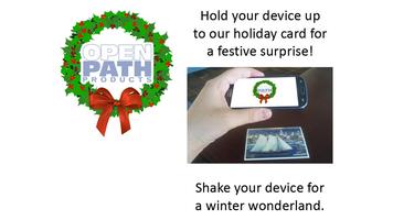 OpenPath AR Holiday Card ảnh chụp màn hình 1