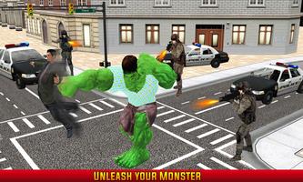 Incredible Monster Superhero Pro Crime City capture d'écran 1