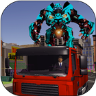 Super Robot Transport Truck 3D-icoon