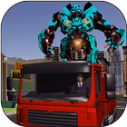 Super Robot Transport Truck 3D icon