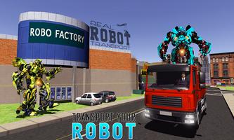 Super Robot Transport Truck 3D Ekran Görüntüsü 1