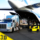 Transporter Truck Cargo Plane أيقونة