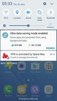 Ultra data saving - Opera Max الملصق