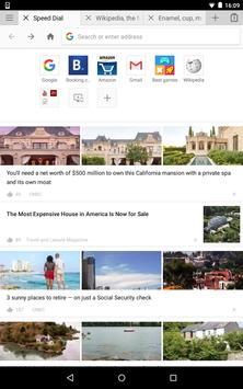 Opera browser - news & search apk screenshot