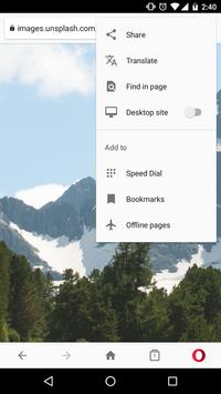 Opera browser - news & search apk screenshot