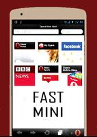 tips for fast opera minis browser 2018 Affiche