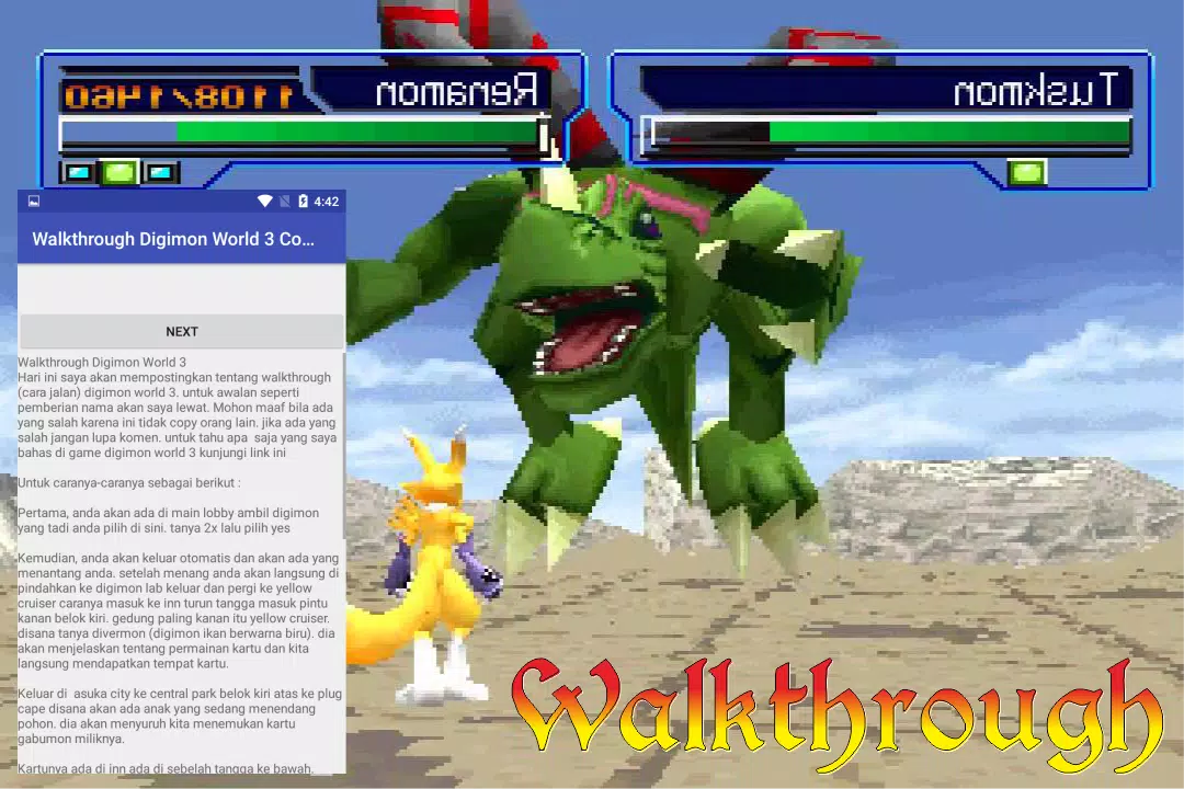 Descarga de APK de Walkthrough Digimon World 3 Complete para Android