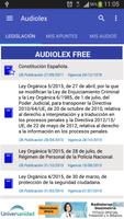 Audiolex leyes españolas 海报