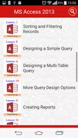 MS Access Tutorial Free Ekran Görüntüsü 1
