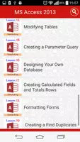 MS Access Tutorial Free Ekran Görüntüsü 2