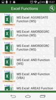 Guide Functions in Excel capture d'écran 1