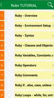 Learning Ruby programming Affiche