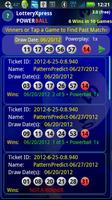 3 Schermata Lottery Xpress Powerball