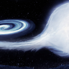 Un trou noir supermassif icône