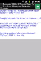 MS MCSE Data Platform Free captura de pantalla 1
