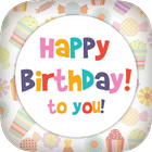 Icona Happy Birthday Greetings Card Maker