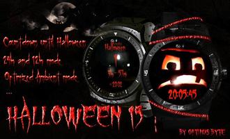 Halloween Pumpkin watch face imagem de tela 1
