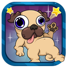 Pug - Pet Dog Running Game icône