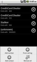 Call Blocker captura de pantalla 1