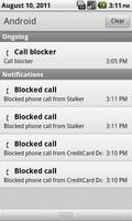 Call Blocker captura de pantalla 3