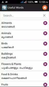 Screenshot 6 for English Malayalam Dictionary