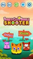 śmieszne koty Bubble Shooter plakat