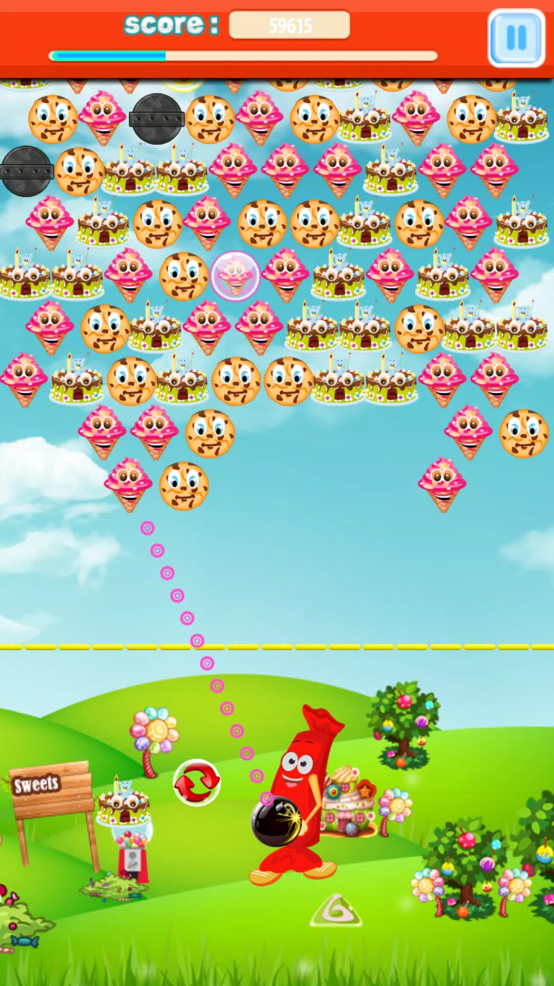 Bubble Shooter Candy em Jogos na Internet