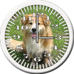 Dog 7 Collie Analog Clock