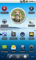 Dog 7 Collie Analog Clock 海報