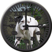 Dog 8 Bulldog Analog Clock