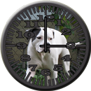 Dog 8 Bulldog Analog Clock APK