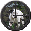 ”Dog 8 Bulldog Analog Clock