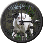 Dog 8 Bulldog Analog Clock simgesi