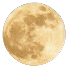 Full Moon Sticker Zeichen