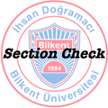 Bilkent Section Check