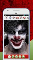 برنامه‌نما Scary Clown Face Photo Editor عکس از صفحه