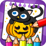 Halloween - Coloring & Games آئیکن