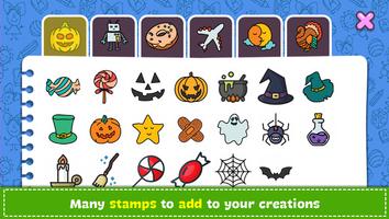 Halloween - Coloriage et jeux capture d'écran 2