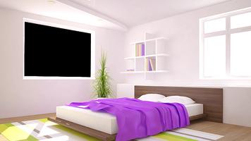 Bedroom Frames Photo Editor الملصق