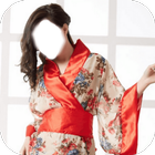 Kimono Model Dress Photo Montage আইকন