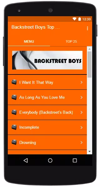 BACKSTREET BOYS Lyrics APK für Android herunterladen