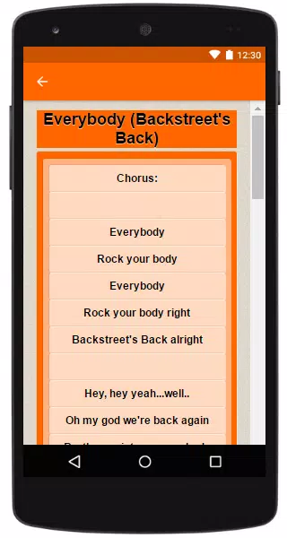 BACKSTREET BOYS Lyrics APK for Android Download