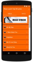 Ross Lynch Top 20 Lyrics poster