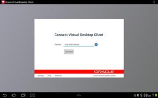 Oracle Virtual Desktop Client Affiche
