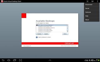 Oracle Virtual Desktop Client capture d'écran 1
