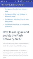 Oracle DBA Tutorials screenshot 1