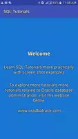 SQL Tutorials Plakat