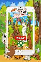 Kids Coloring Book Dogs Affiche