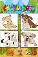 Kids Coloring Book Dogs capture d'écran 2